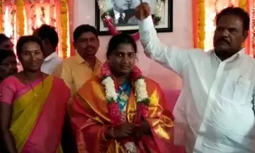 Sama Manoha sworn in as new MPP of Kalwakurthy on Wednesday