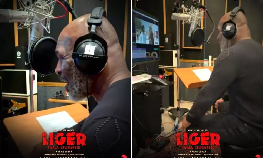Mike Tyson completes his dubbing part for the Liger movie!