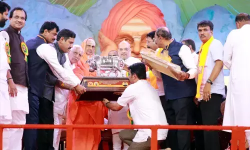 Amit Shah inaugurates birth anniversary of Lingayat pontiff in Karnataka