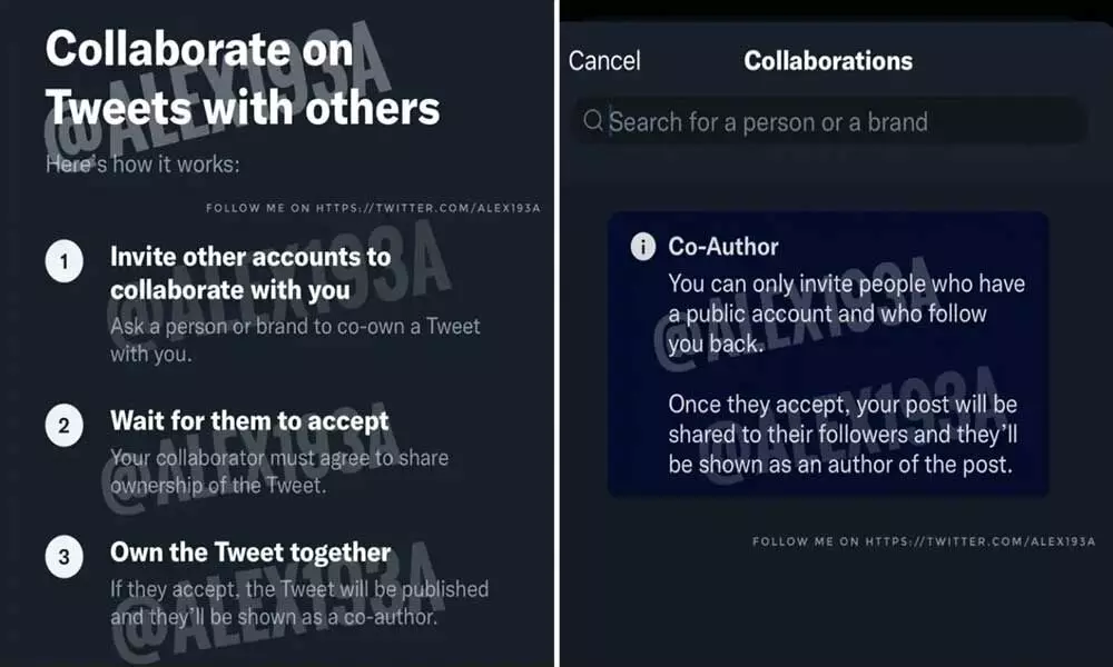 Twitter to soon allow two accounts to co-author a tweet