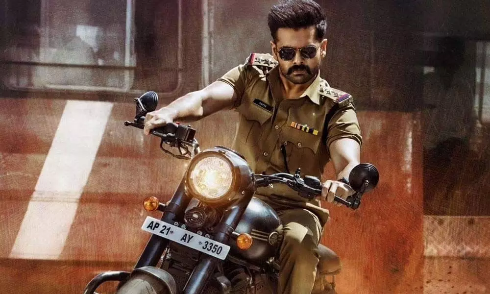 Makers of ‘The Warriorr’ release Ram Pothineni’s dashing cop look
