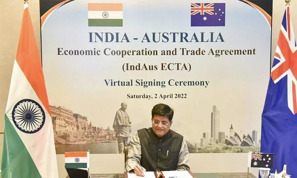 India, Australia ink trade pact