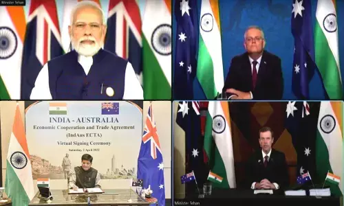 India, Australia ink Economic Cooperation & Trade Agreement