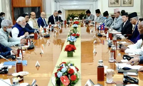 Modi, Deuba hold delegation-level talks