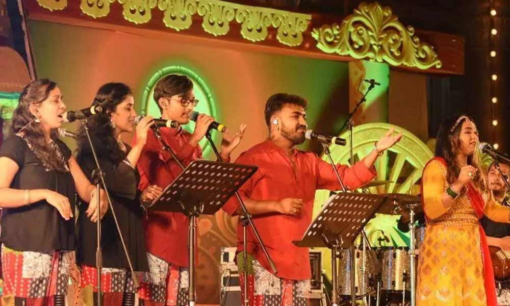 Singer Ananya Bhat enthrals audience at Ugadi music fest