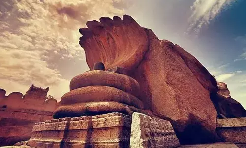 A view of Lepakshi temple
