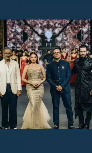 Akhil Akkineni, Sumanth And Aditi Rao Hydari Rock On At ‘The Teach For Change’ Fashion Show