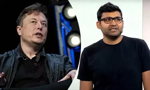 SpaceX CEO Elon Musk and Twitter CEO Parag Agrawal
