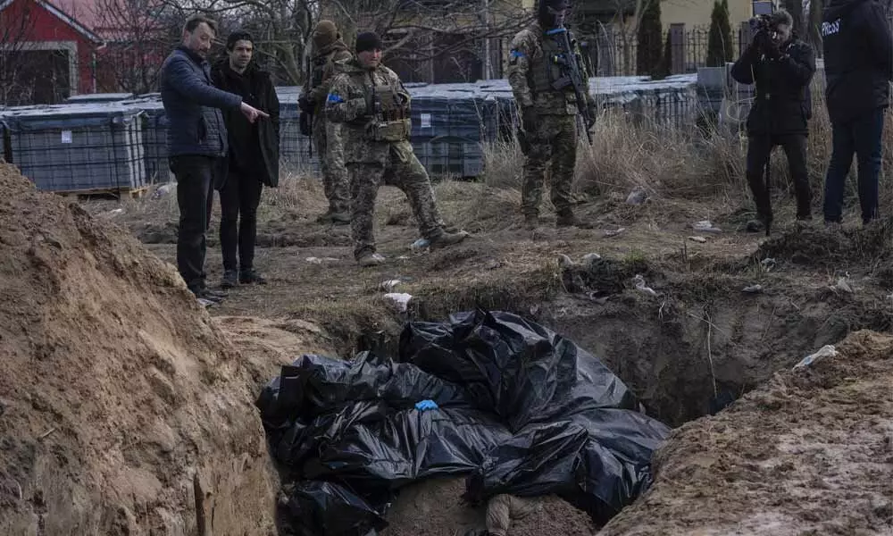Russian media campaign dismisses Bucha deaths as fakes