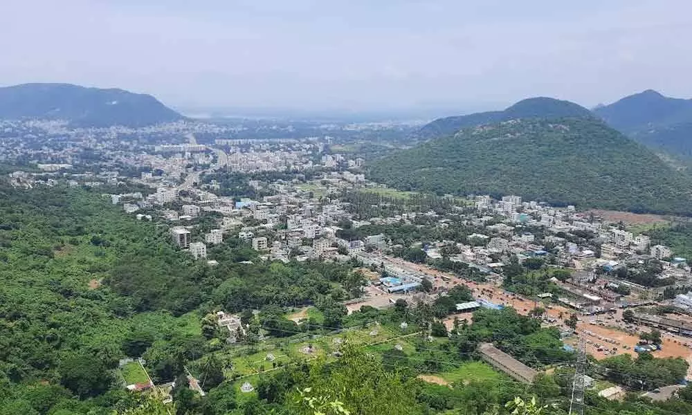 A view of Visakhapatnam