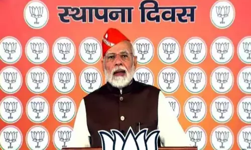 BJP Celebrates 42nd Foundation Day; PM Says His Party Stands For Rashtra Bhakti