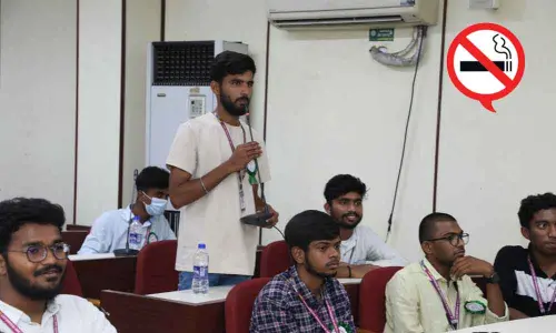 Hyderabad: Youth sensitised on ill-effects of tobacco consumption