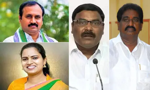 Mangalagiri MLA Alla Rama Krishna Reddy, Chilakaluripet MLA Vidadala Rajini, Vemuru MLA Vemula Nagarjuna and Former MLA  Marri Rajasekhar