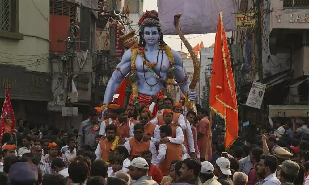 Ram Navami procession would begin from Seetarambagh Temple, Mangalhat