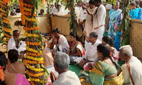 In memory of parents, police officer builds temple