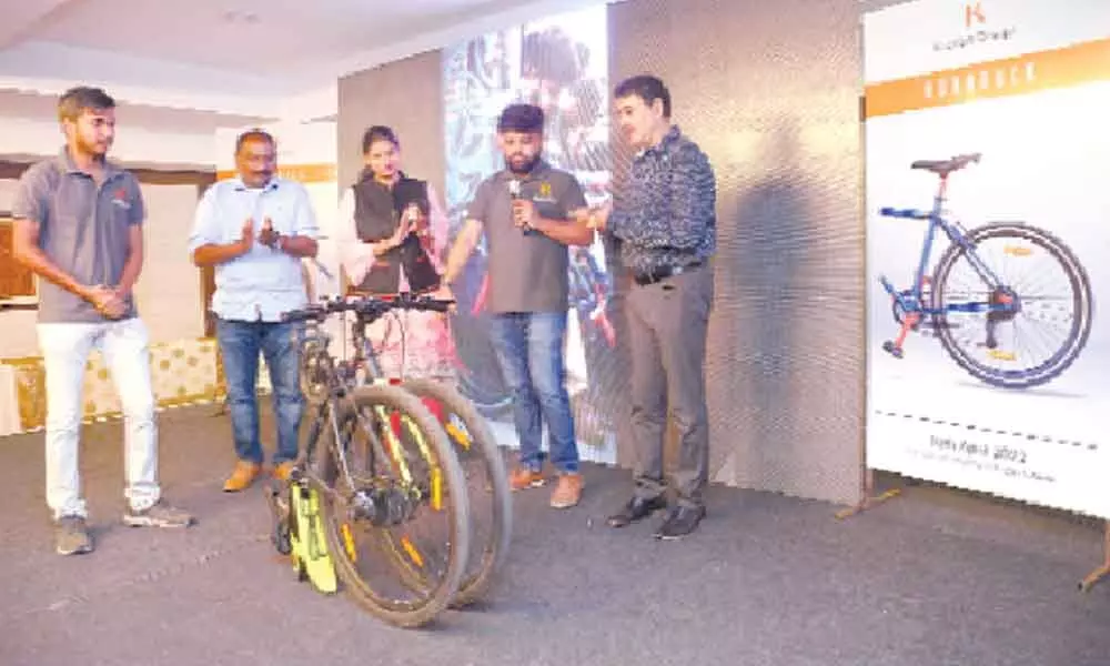 Hyderabad: City start-up rolls out full-sized foldable e-bicycle