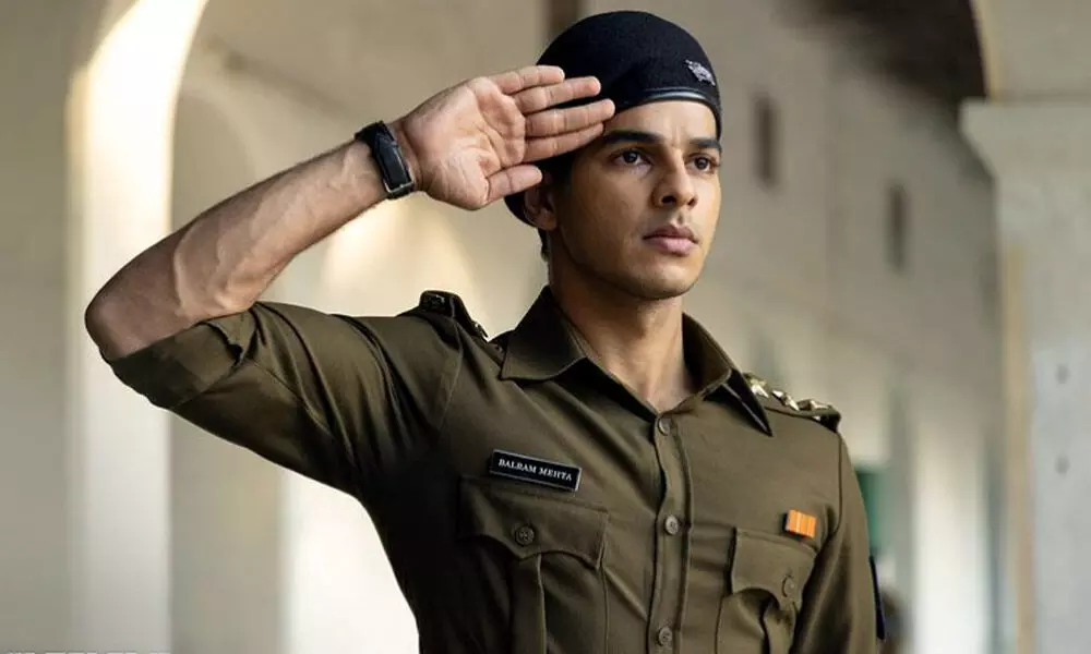 Ishaan Khattar is introduced as Captain Balram Singh Mehta in the first look poster!