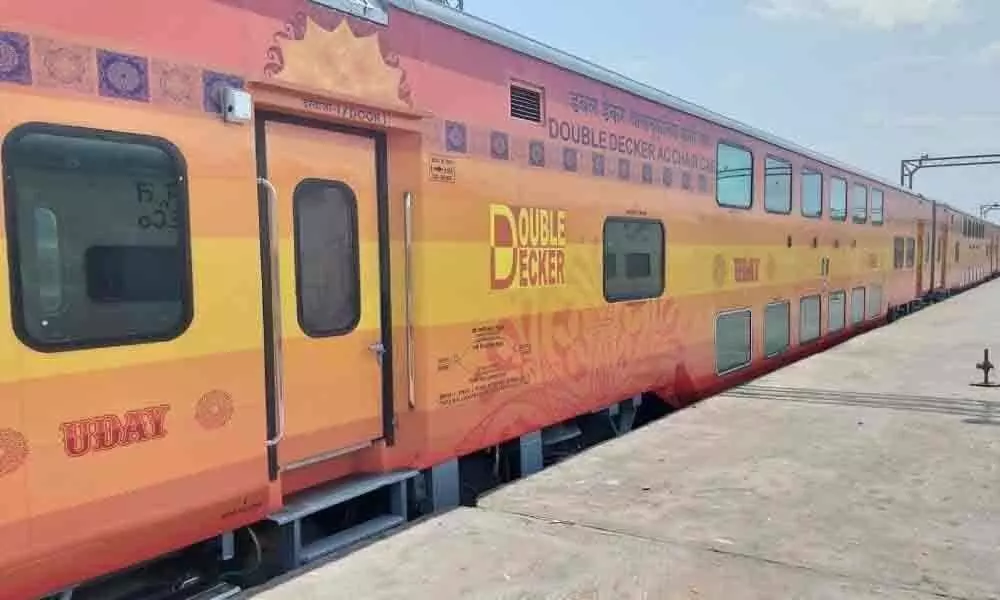 Double Decker train between Vizag, Bezawada restored