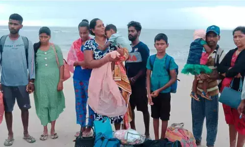 People from Sri Lanka are reaching the Indian coast as the country is facing severe economic crisis.