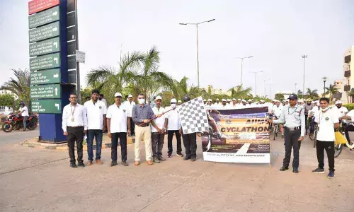 AIIMS holds cyclathon to promote cleanliness