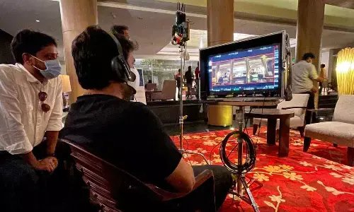 Ravi Teja packs up another intense schedule of Ravanasura movie!