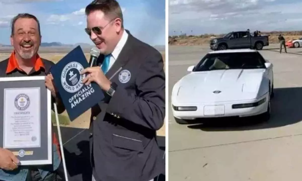 Blind Man Achieved Guinness World Record For Fastest Speed For A Car Driven Blindfolded