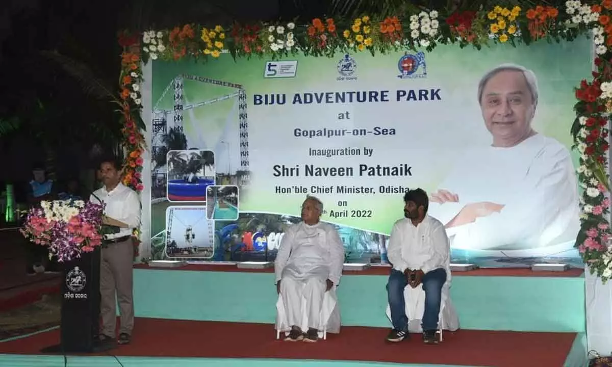 CM Naveen Patnaik inaugurates Biju Adventure Park at Gopalpur