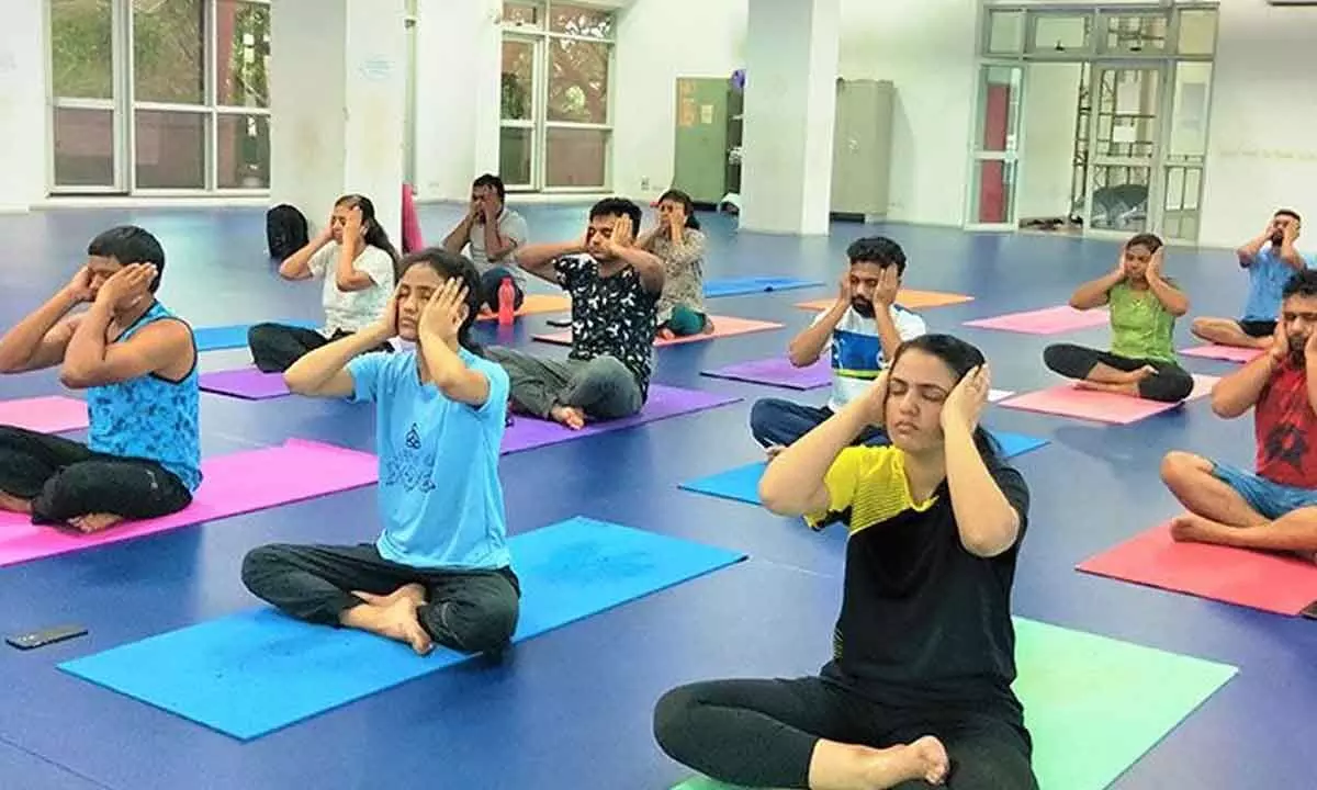 Meditation gaining popularity among students