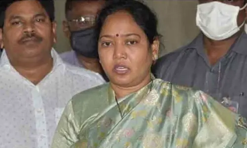 Former home minister Mekathoti Sucharitha