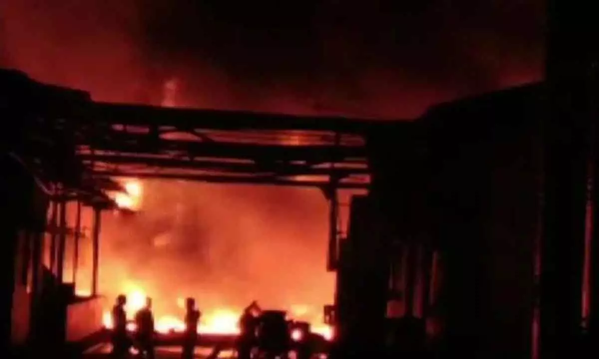 Andhra Pradesh: Six dead in a fire accident at a Chemical factory in Eluru district