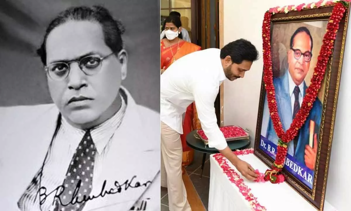 YS Jagan pays tributes to Dr. BR Ambedkar on his birth anniversary today