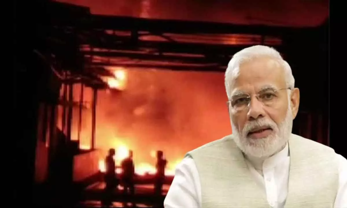 PM Modi condoles loss of lives in Andhras pharma unit fire accident