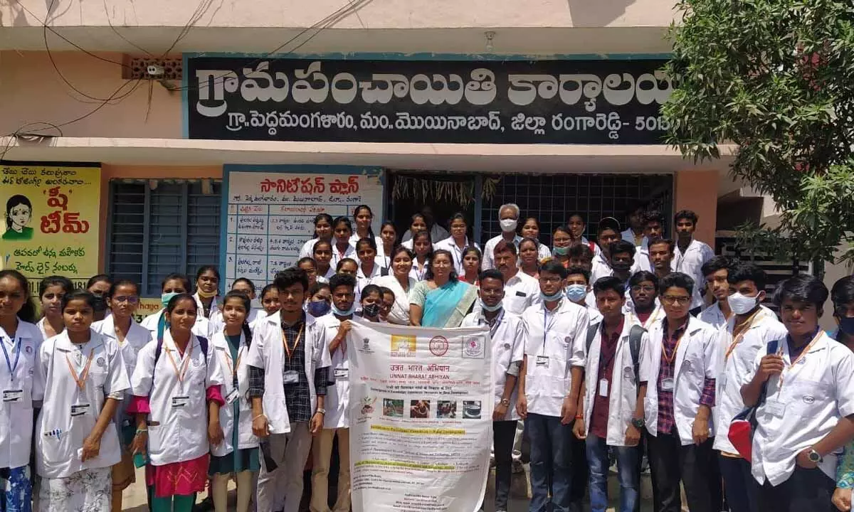 Students, faculty take up survey in villages