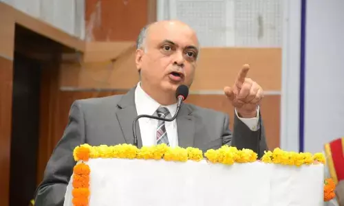 Justice Ahsanuddin Amanullah, Andhra Pradesh High Court Judge and Executive Chairman of AP State Legal Services Authority speaking at orientation programme in Visakhapatnam on Saturday