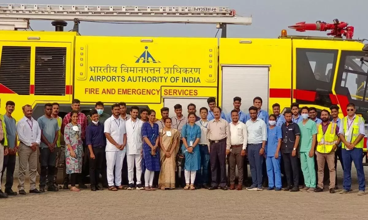 Mangaluru airport to train hospitals for fire emergencies