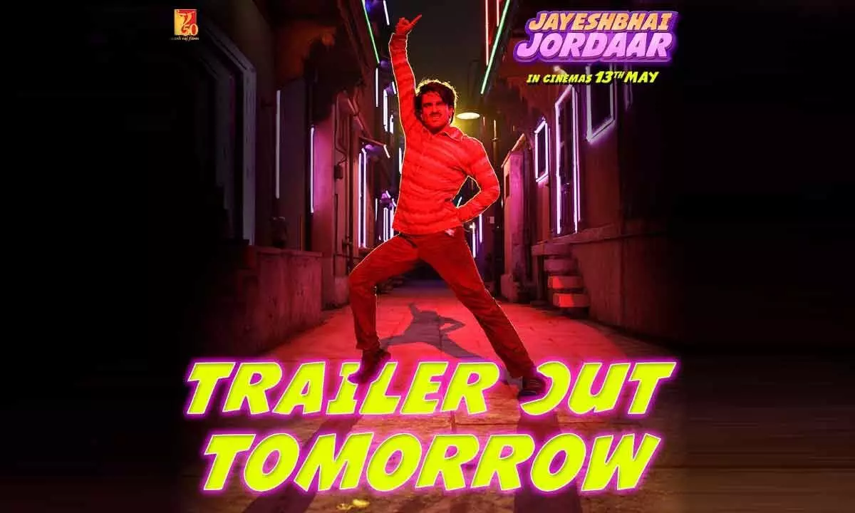 The trailer of Ranveer Singh’s Jayeshbhai Jordaar will be out tomorrow!