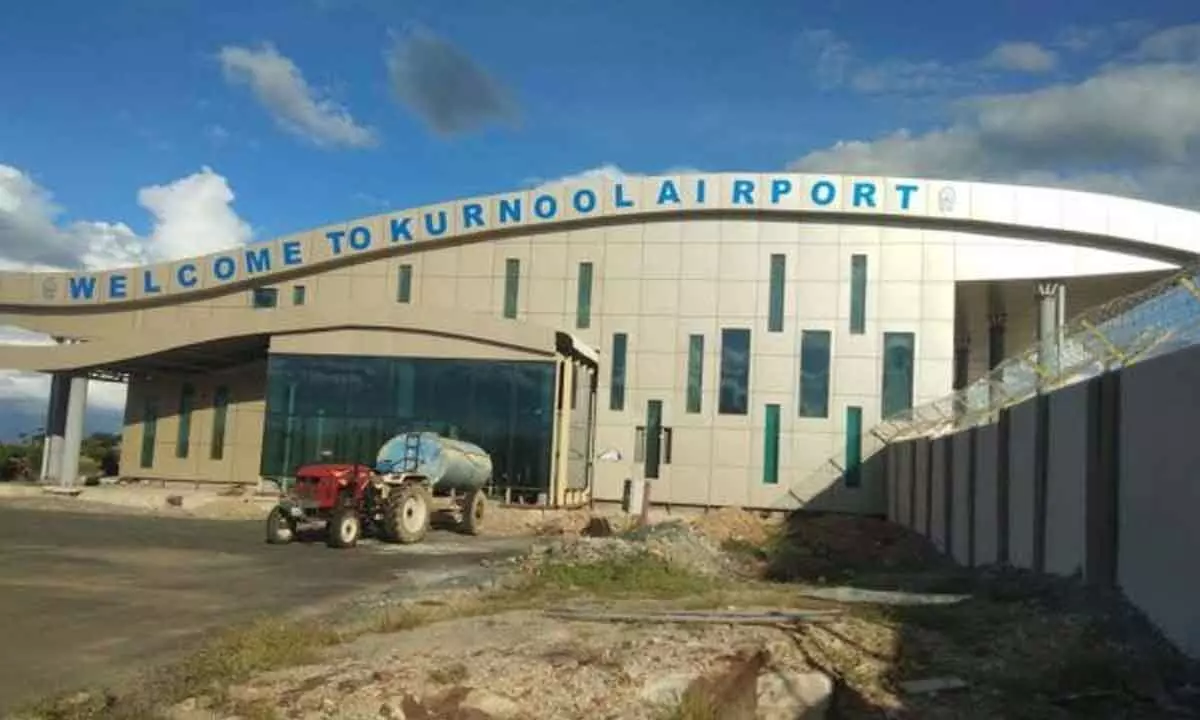A view of Orvakal airport