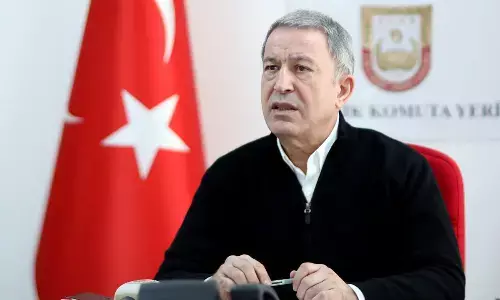 Turkish Defense Minister Hulusi Akar