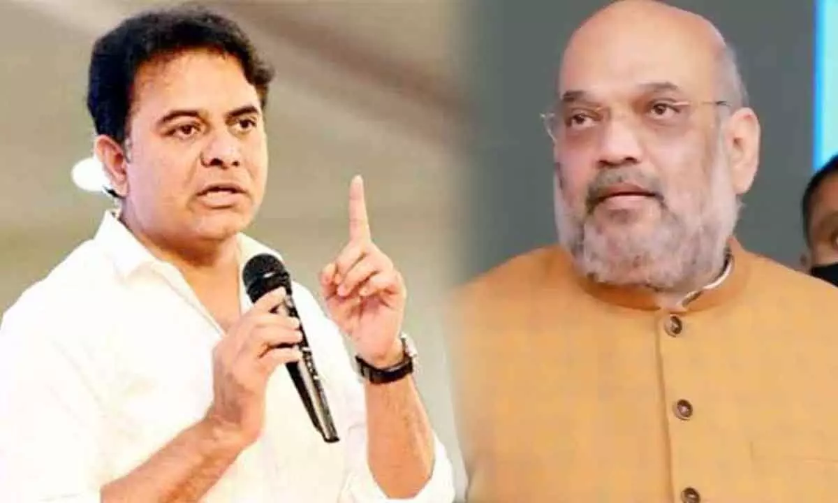 IT Minister KTR, Union Home Minister Amit Shah