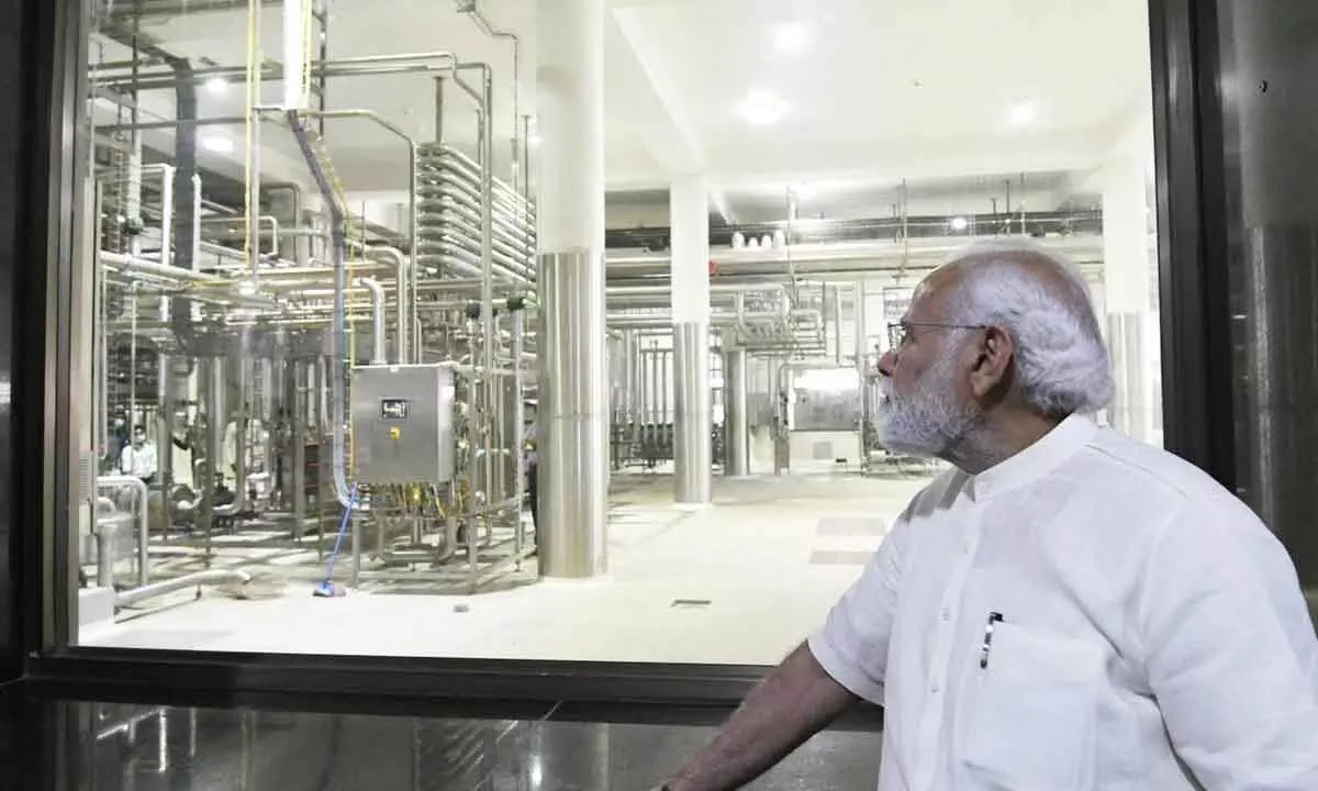 PM Modi inaugurates new dairy complex, potato processing plant in Gujarats Banaskantha