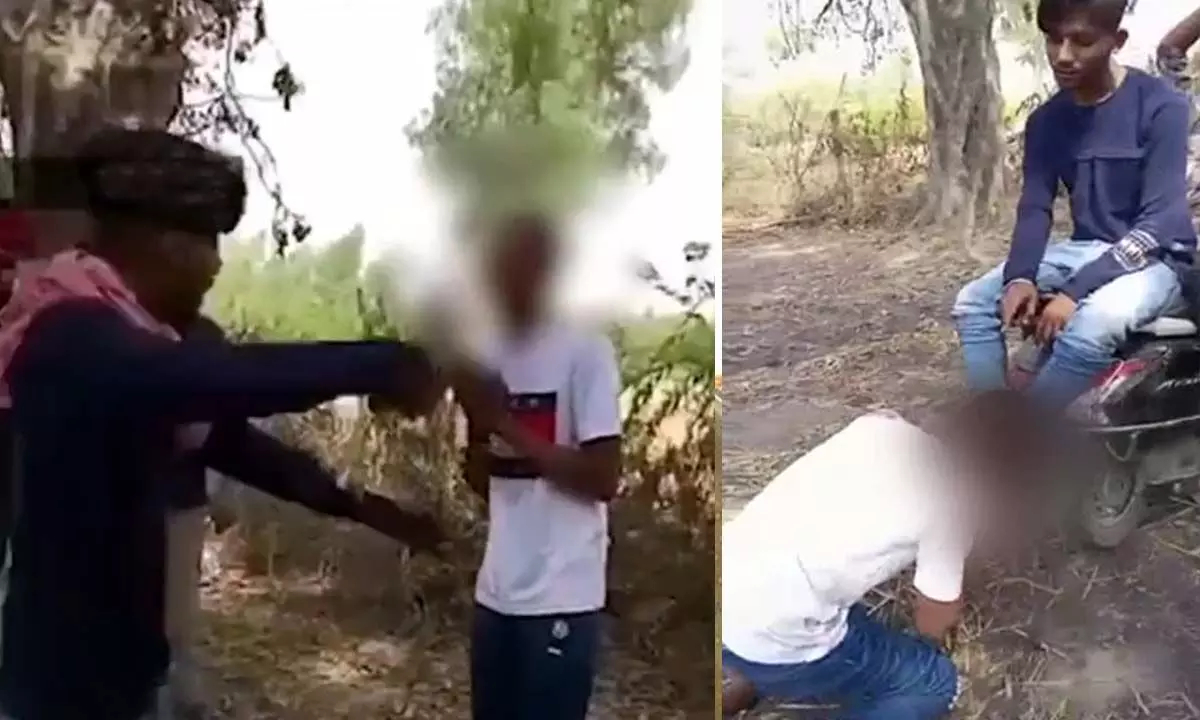 Watch The Trending Video Of A Dalit Teen Getting Assaulted And Forced To Lick Feet