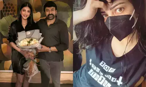 Shruti Haasan is back on the sets of Mega 154