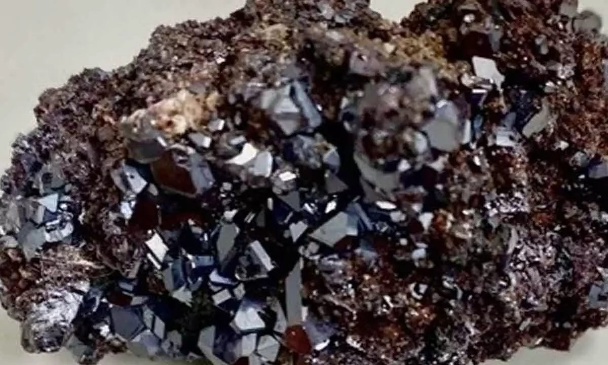 Cuprous oxide crystal. (University of St Andrews)