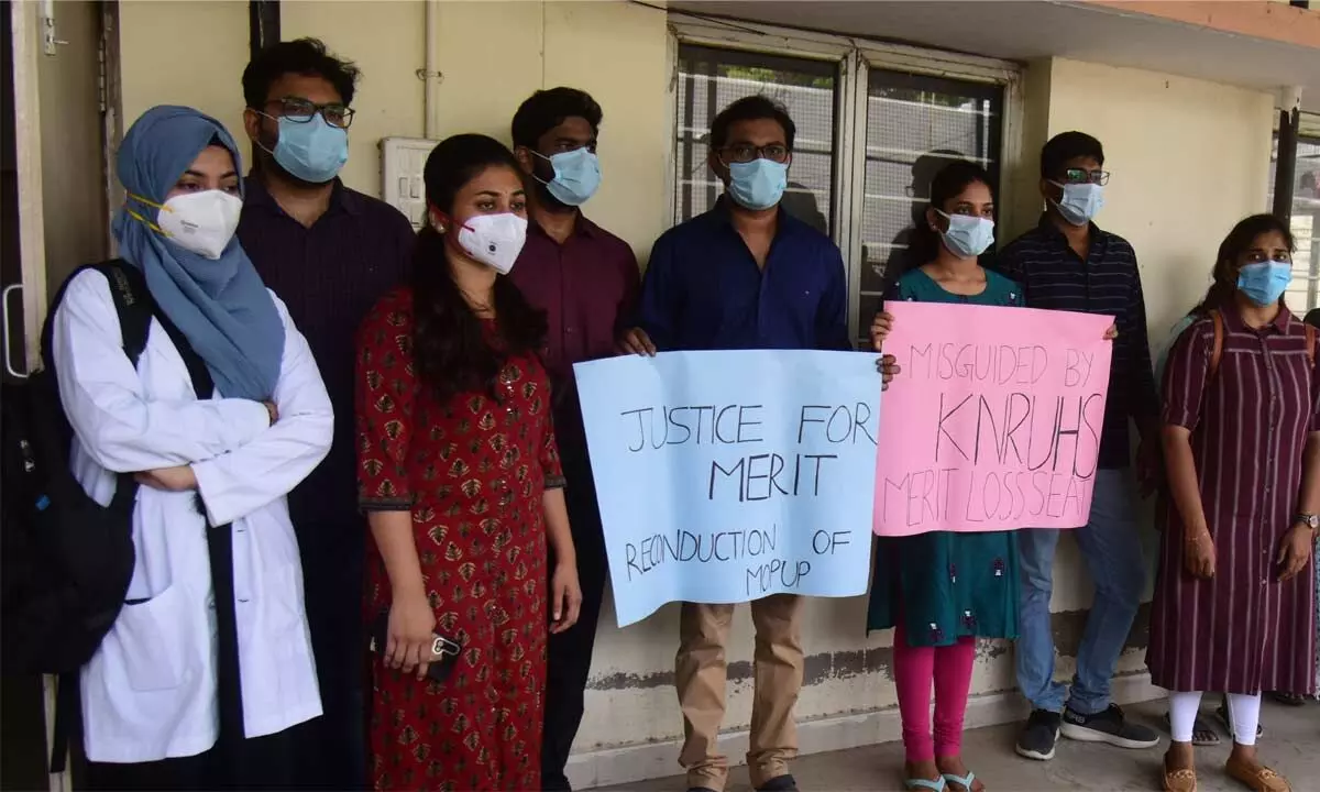 Junior doctors demand KNRUHS to cancel State mop-up round