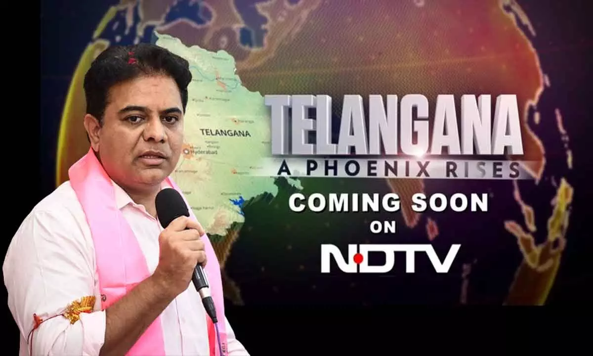 KTR asks people to watch Telangana A Phoenix Rises program to be aired by NDTV channel