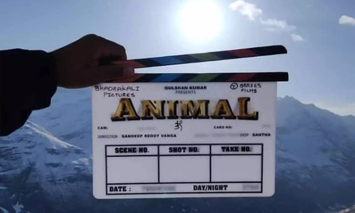 Ranbir Kapoor and Sandeep Reddy Vanga’s Animal movie first schedule kick-started in Manali today!