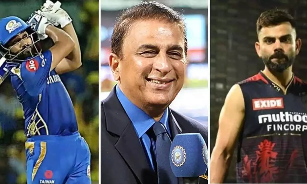 Rohit Sharma, Sunil Gavaskar, Virat Kohli