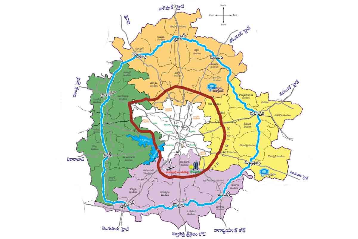 Hyderabad Survey Numbers Map Regional Ring Road: Second Regional Gazette Release Allows A 21-Day  Objection Period