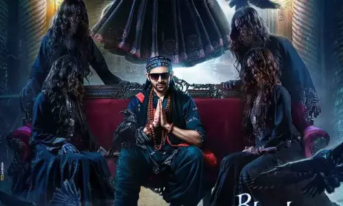 Kartik Aaryan Introduces His Saheliyan Dropping The New Poster From Bhool Bhulaiyaa 2…