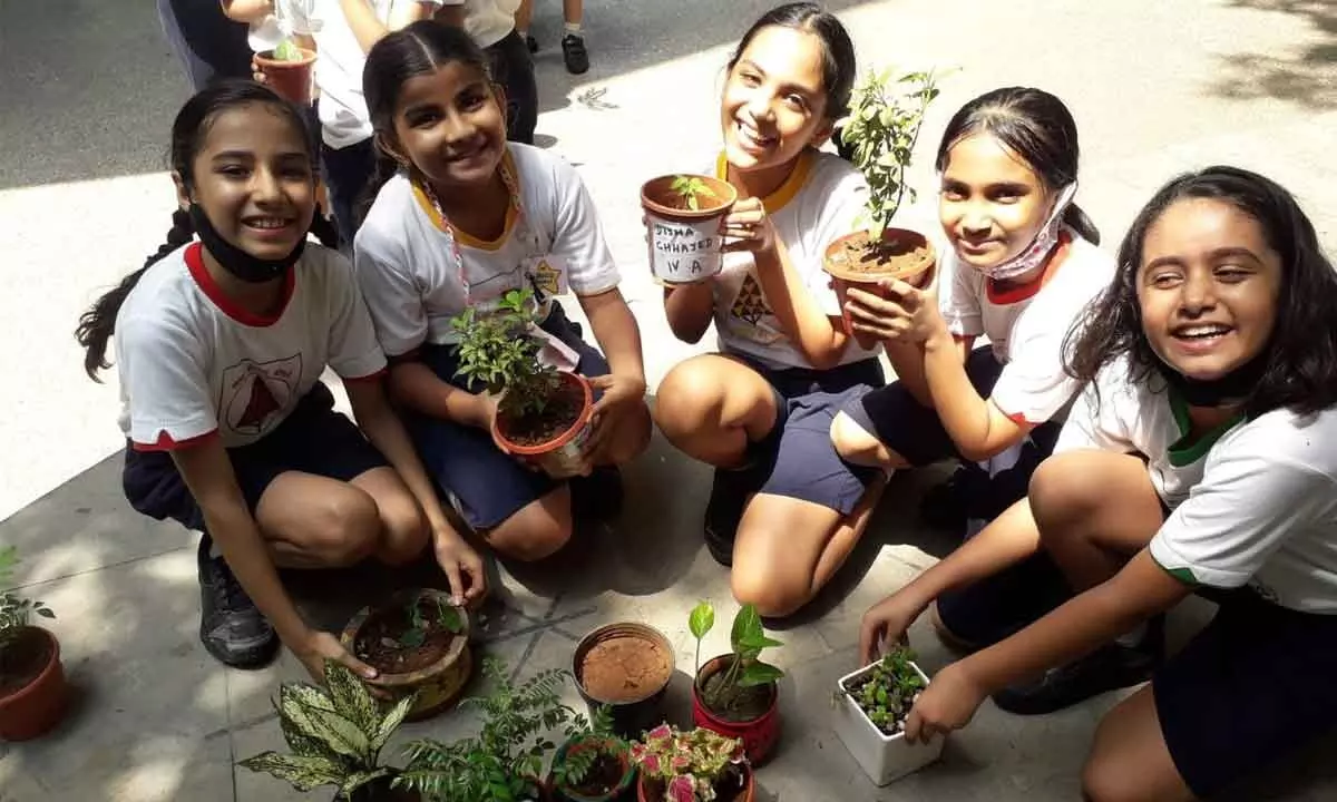 Best-out-of-waste activities organised for kids